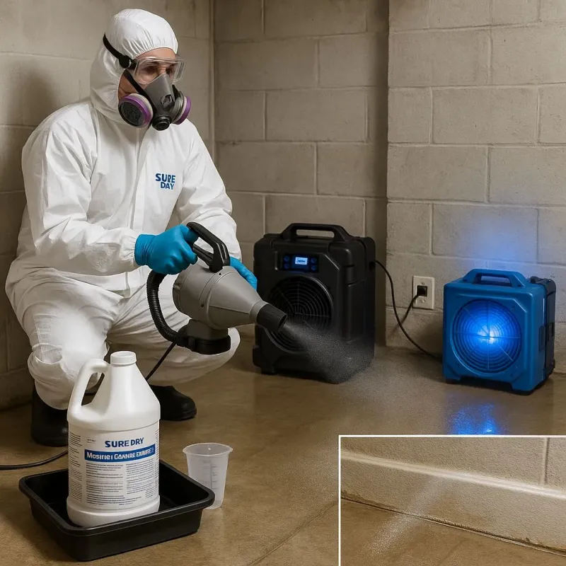 Sanitization and Odor Removal process in Navy Yard City, WA